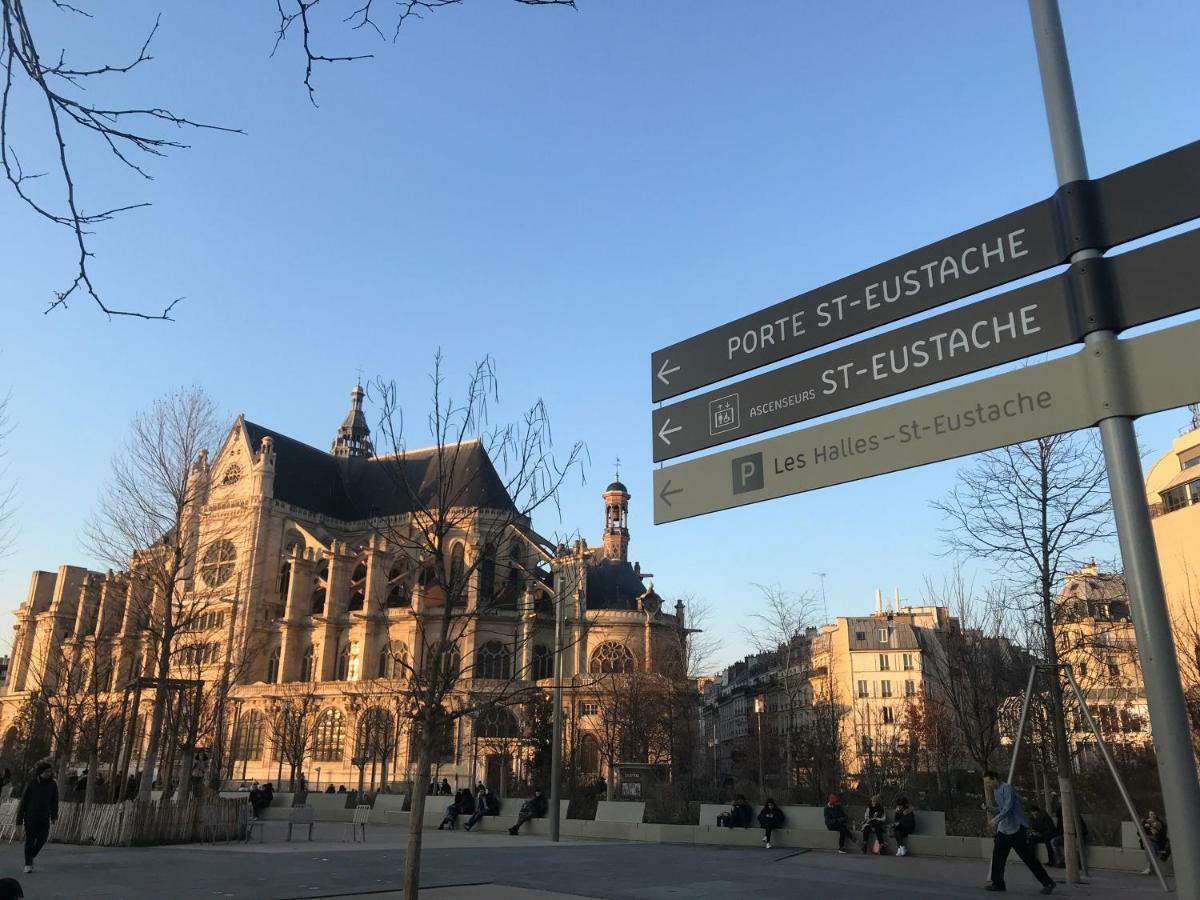 Апартаменты Quartier Montorgueil, Voie Pietonne, Dans Un Immeuble Du Xveme Париж Экстерьер фото
